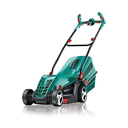 Bosch Tondeuse à Gazon ARM34 : Puissance 1300 W, Largeur de Coupe 34 cm