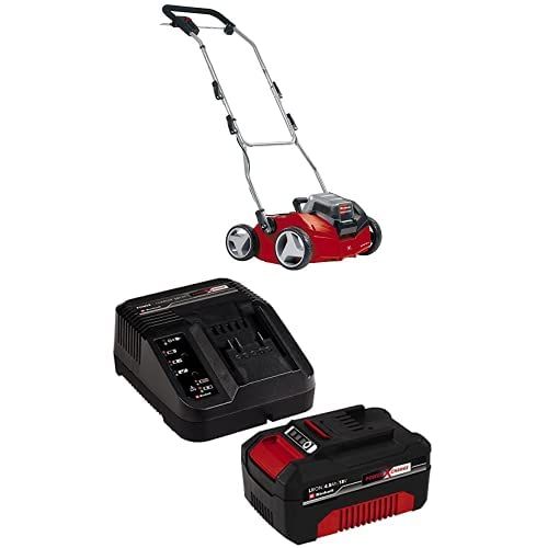 Einhell GE-SC 35 Li Solo - Power X-Change : Sans fil sur batterie, 18 V, Moteur Brushless, surface conseillée 500 m², version Kit Libre avec Batterie et Chargeur.