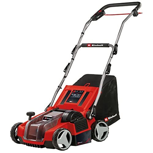 Einhell GE-SA 36/35 Li-Solo Power X-Change : Sans fil, 36 V, moteur sans charbon, rouleau de scarification de 35 cm, profondeur réglable.